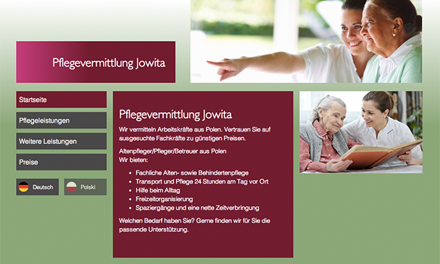 Pflegevermittlung Jowita